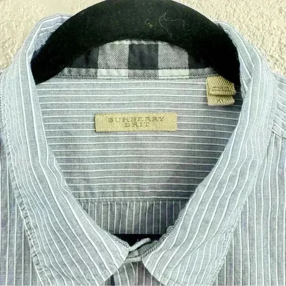 Burberry Brit Men’s Button-down Stripped Shirt - Size XL - Picture 6 of 7